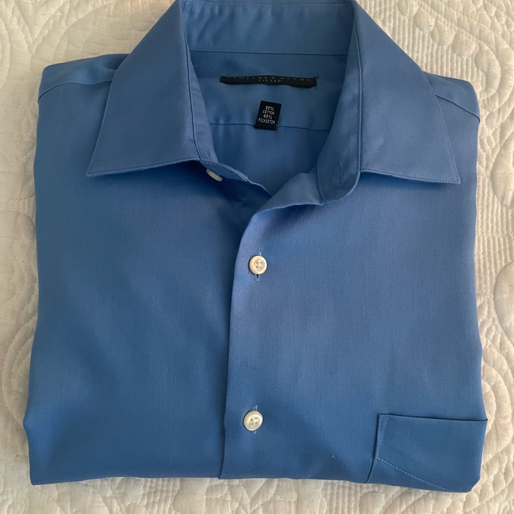 Geoffrey Beene Classic Blue Dress Shirt